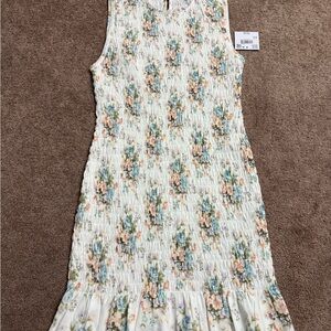 American Eagle Outfitters Floral Smocked Top